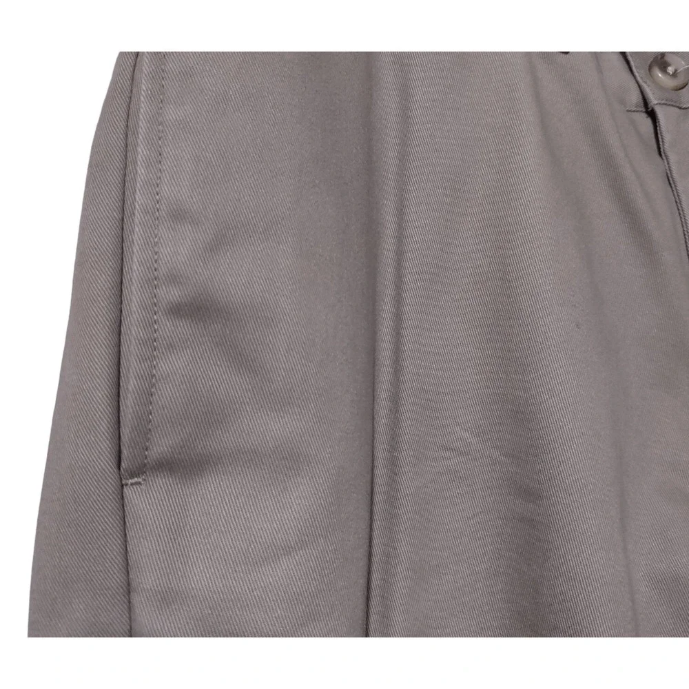 Lands' End Pants Men's Size 33‎ Khaki Pants Tailored Fit Dark Beige 4 Pockets